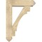 Ekena Millwork Merced Arts and Crafts Rough Sawn Bracket w/ Offset Brace, Douglas Fir, 8"W x 30"D x 42"H BKT0806X30X42MRC03RDF - alternate 3